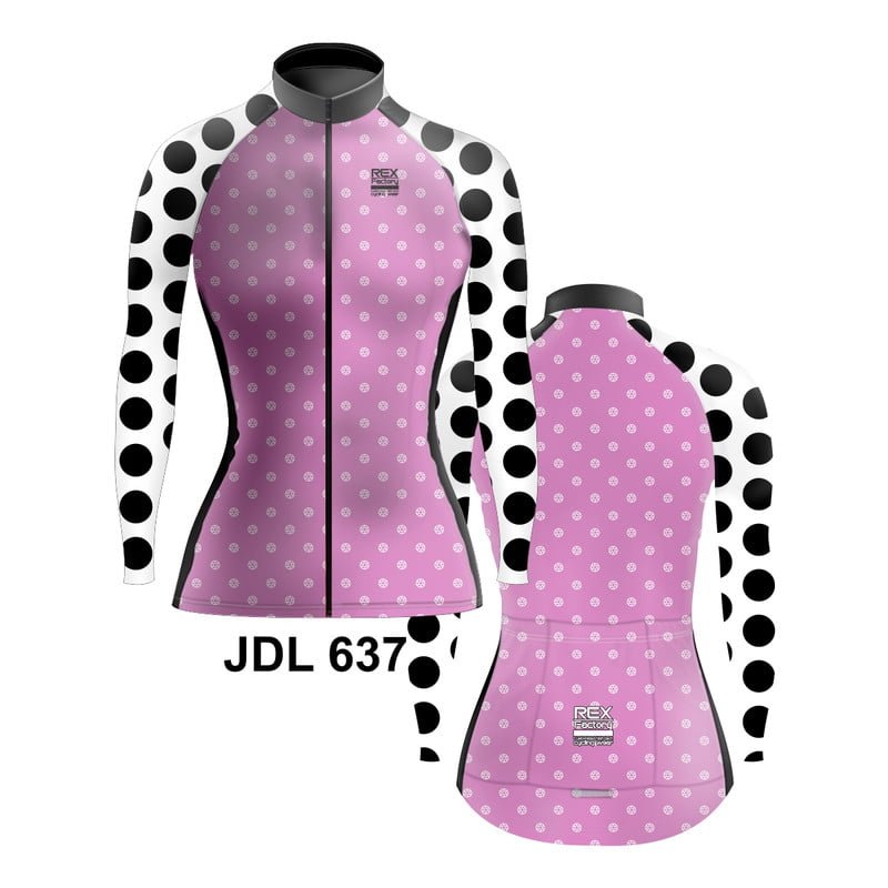 Jersey de Ciclismo Estandar Mujer Dama Manga Larga JDL637 - Image 3