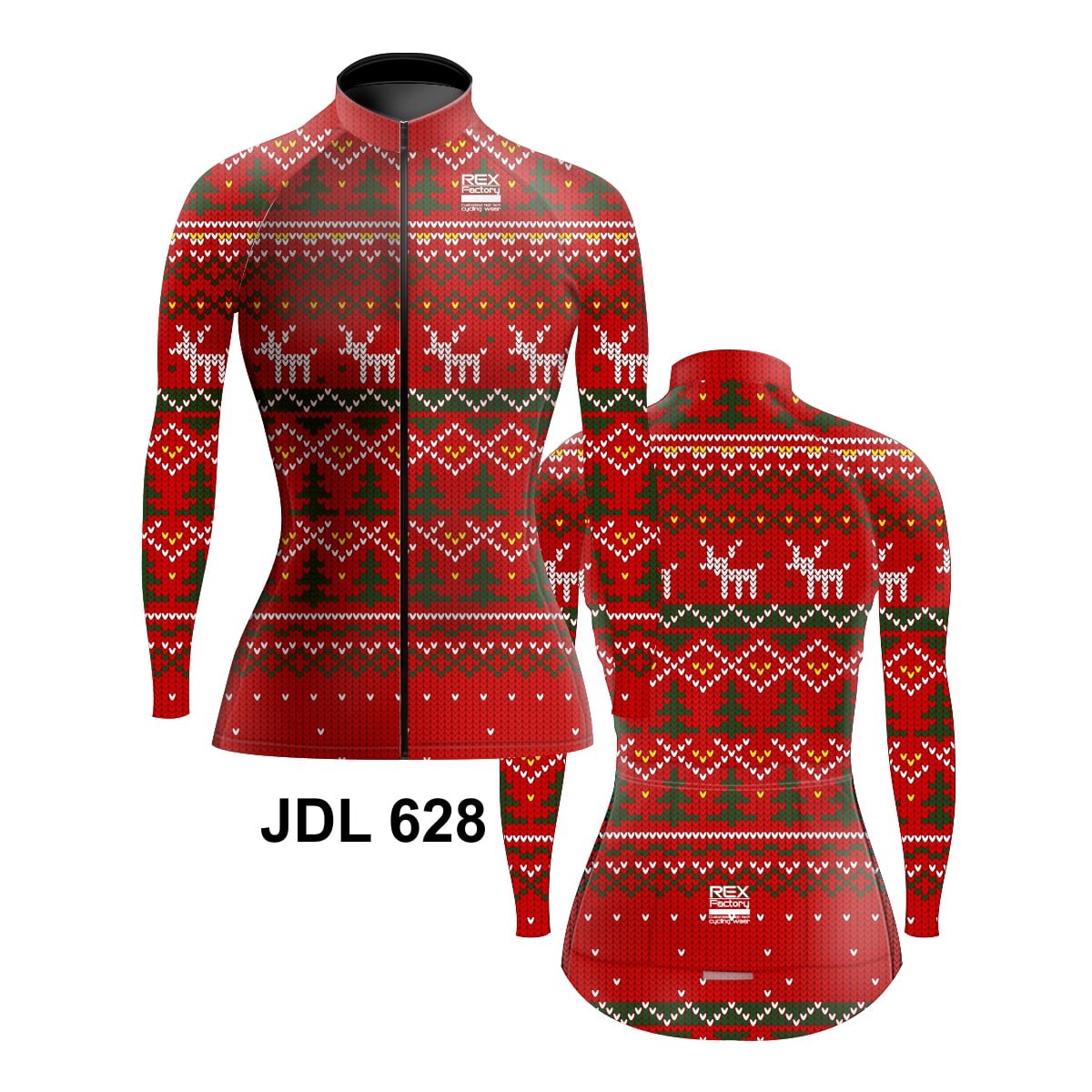 Jersey de Ciclismo Estandar Mujer Dama Manga Larga JDL628 - Image 3