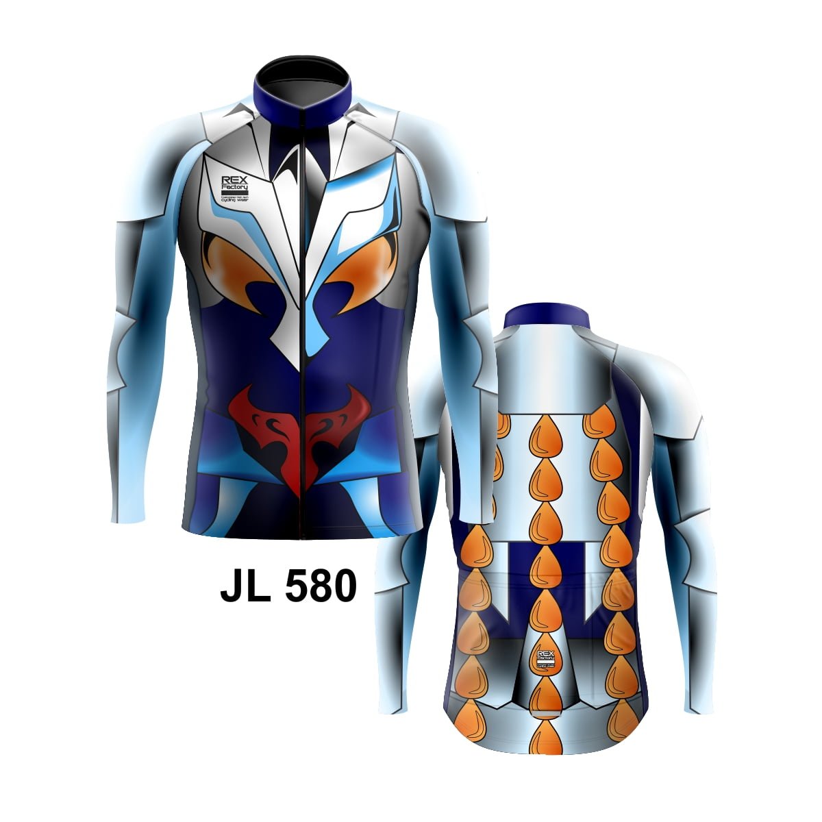 Jersey de Ciclismo Estandar Hombre Caballero Manga Larga JL580 - Image 3