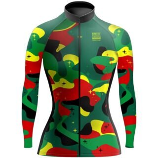 Jersey de Ciclismo Estandar Mujer Dama Manga Larga JDL685