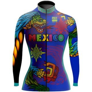 Jersey de Ciclismo Estandar Mujer Dama Manga Larga JDL692