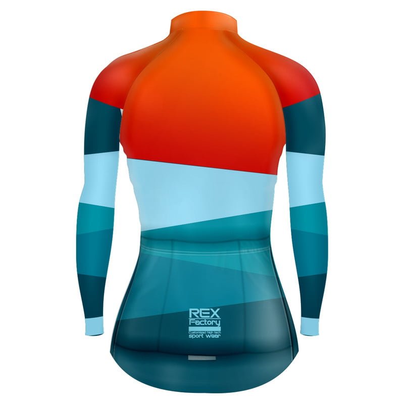 Jersey de Ciclismo Estandar Mujer Dama Manga Larga JDL682 - Image 2