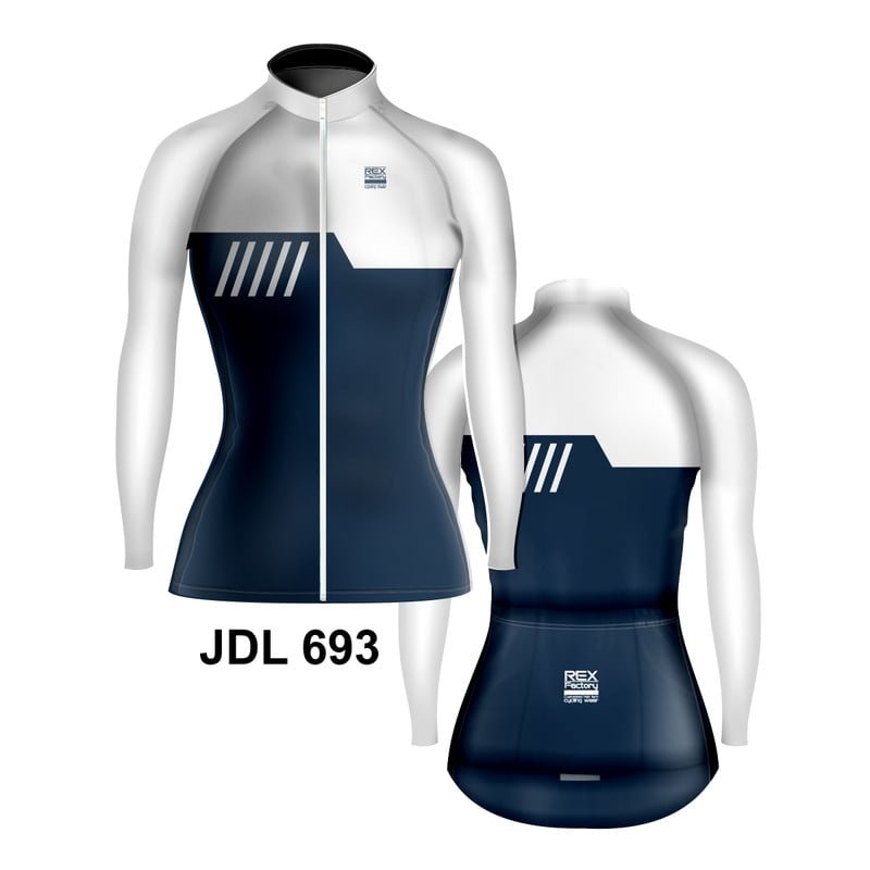 Jersey de Ciclismo Estandar Mujer Dama Manga Larga JDL693 - Image 3