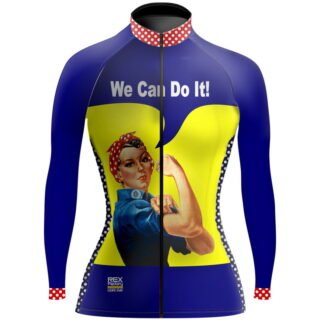 Jersey de Ciclismo Estandar Mujer Dama Manga Larga JDL575
