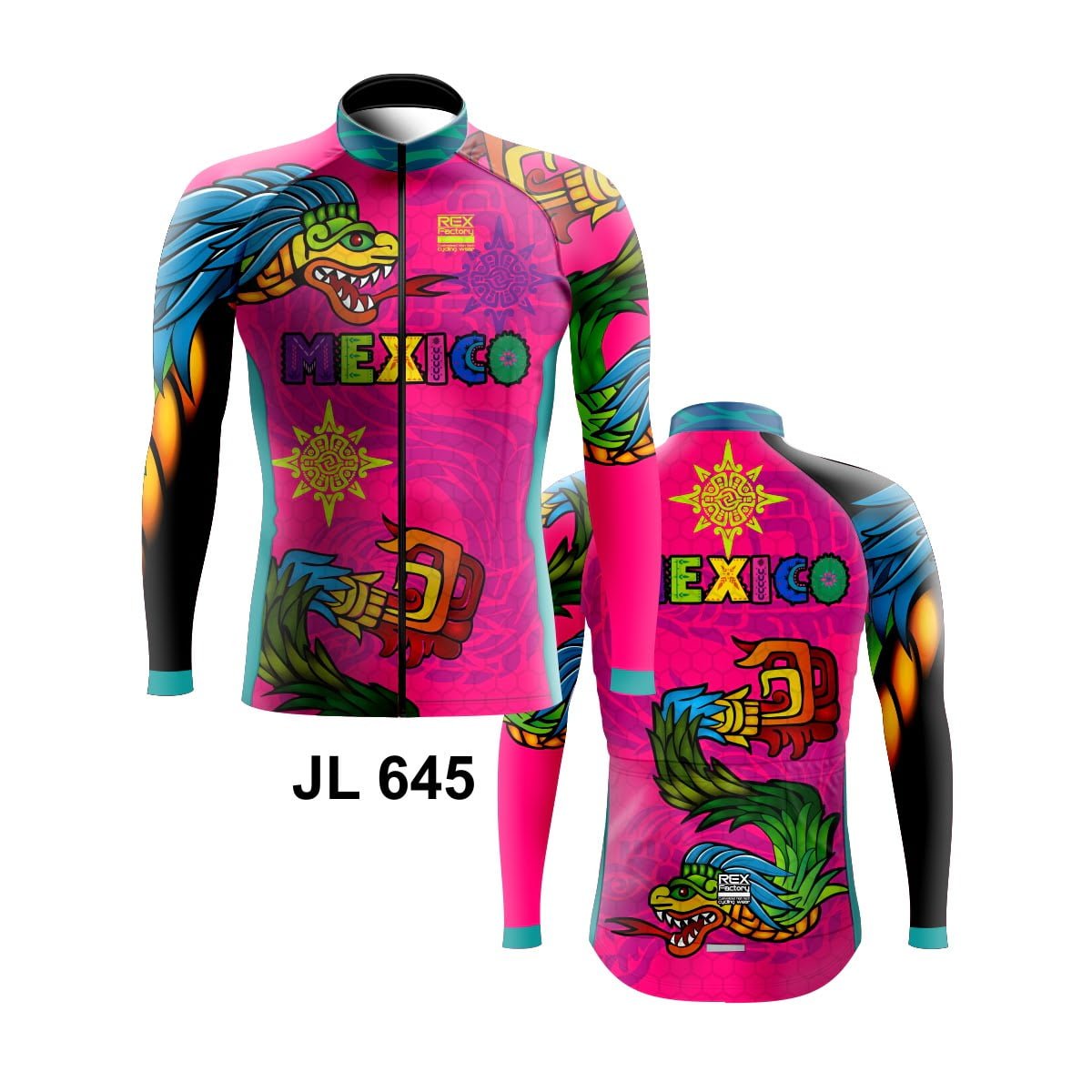 Jersey de Ciclismo Estandar Hombre Caballero Manga Larga JL645 - Image 3