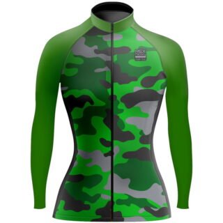 Jersey de Ciclismo Estandar Mujer Dama Manga Larga JDL700