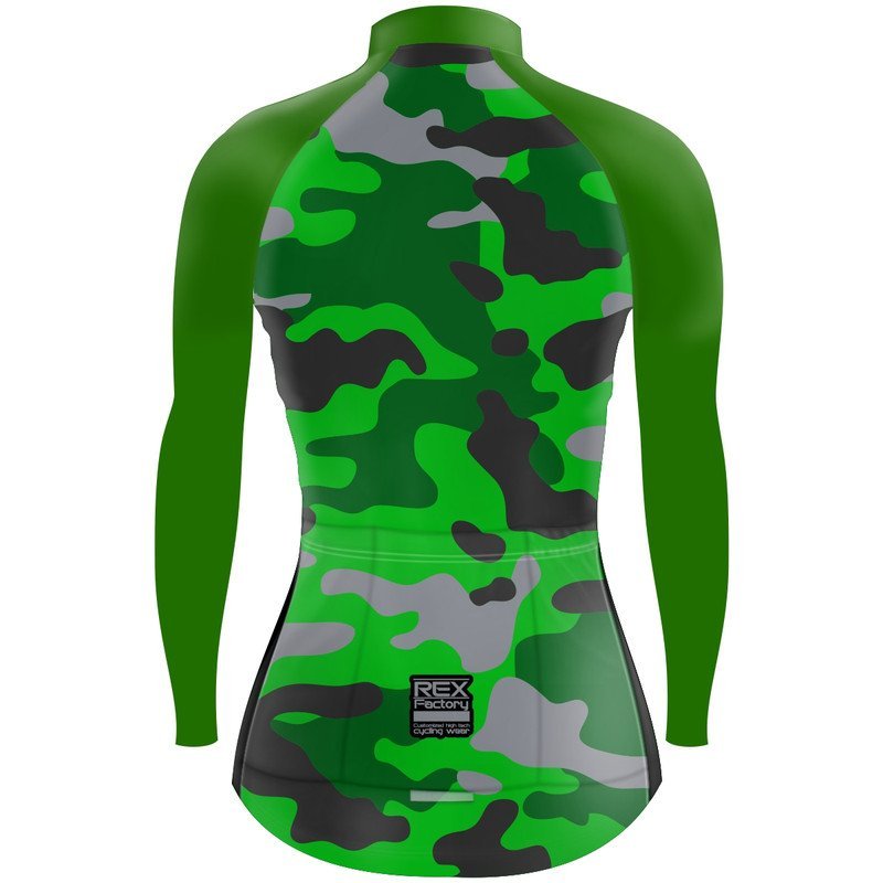 Jersey de Ciclismo Estandar Mujer Dama Manga Larga JDL700 - Image 2