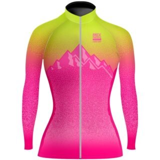 Jersey de Ciclismo Estandar Mujer Dama Manga Larga JDL703