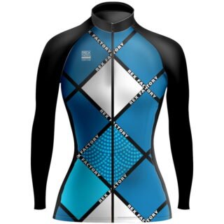 Jersey de Ciclismo Estandar Mujer Dama Manga Larga JDL701