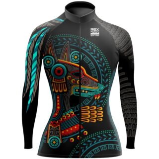 Jersey de Ciclismo Estandar Mujer Dama Manga Larga JDL705