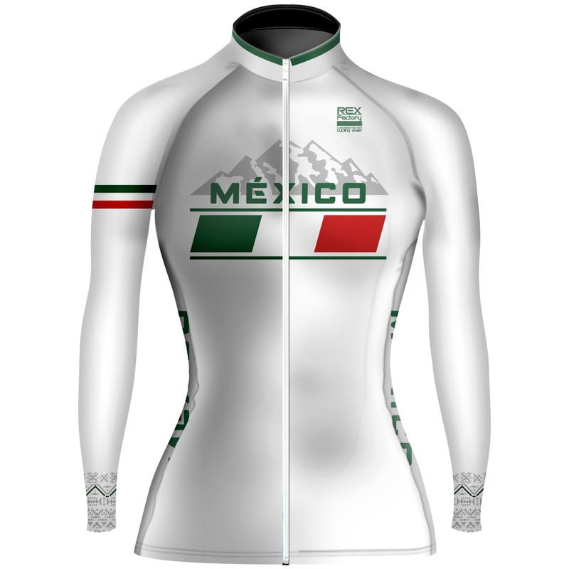 Jersey de Ciclismo Estandar Mujer Dama Manga Larga JDL714