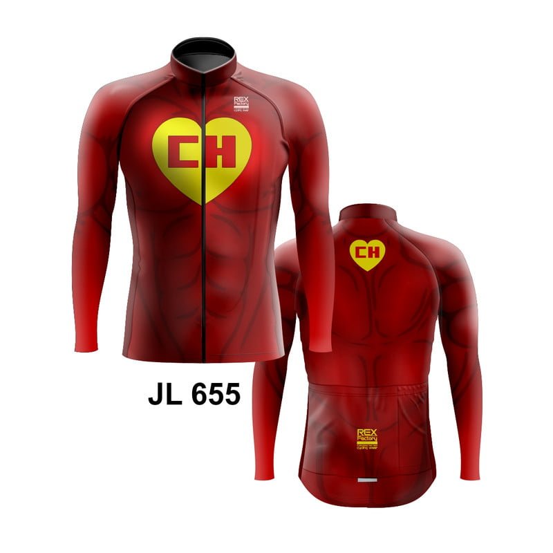 Jersey de Ciclismo Estandar Hombre Caballero Manga Larga JL655 - Image 3