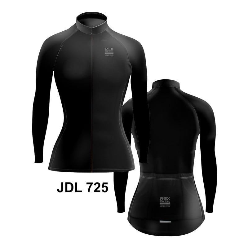 Jersey de Ciclismo Estandar Mujer Dama Manga Larga JDL725 - Image 3