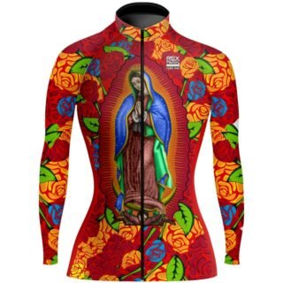 Jersey de Ciclismo Estandar Mujer Dama Manga Larga JDL721