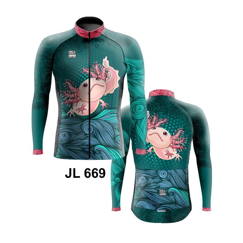 Jersey de Ciclismo Estandar Hombre Caballero Manga Larga JL669 - Image 3