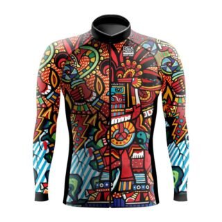 Jersey de Ciclismo Estandar Hombre Caballero Manga Larga JL658