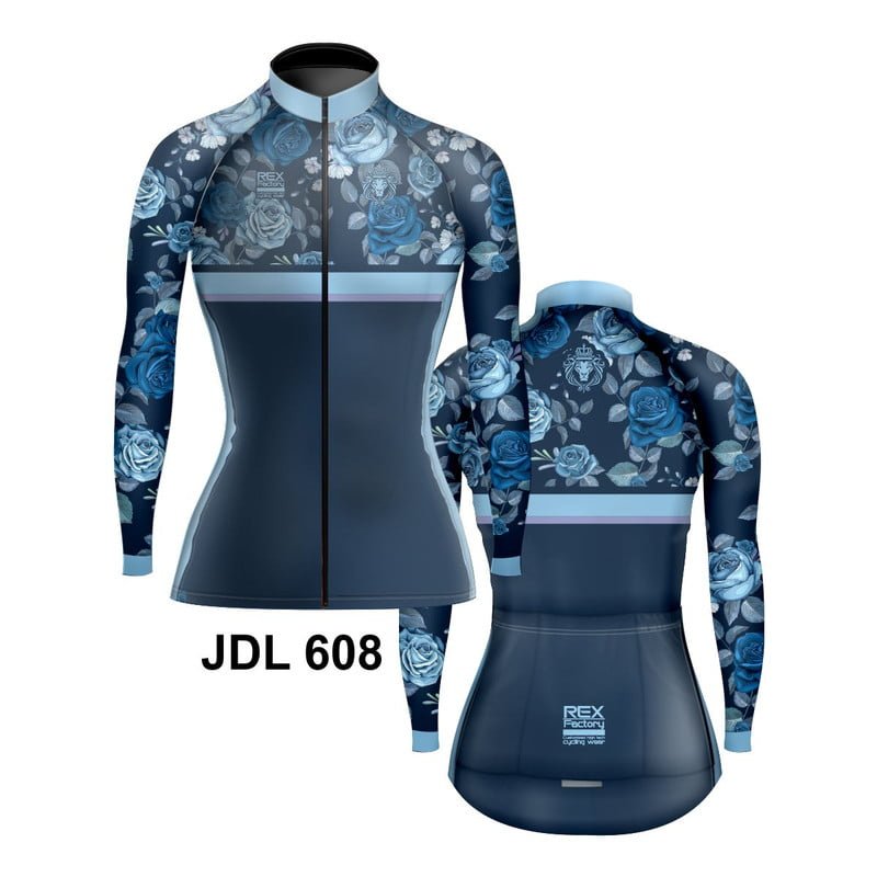 Jersey de Ciclismo Estandar Mujer Dama Manga Larga JDL608 - Image 3