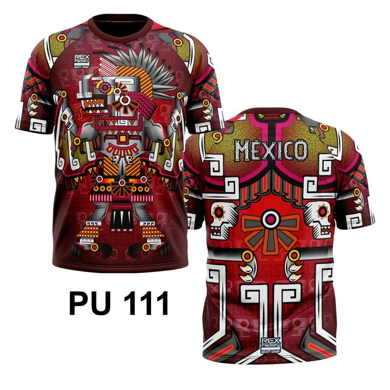 Playera Urbana Deportiva Dry Fit REX FACTORY Hombre Caballero PU111 - Image 3