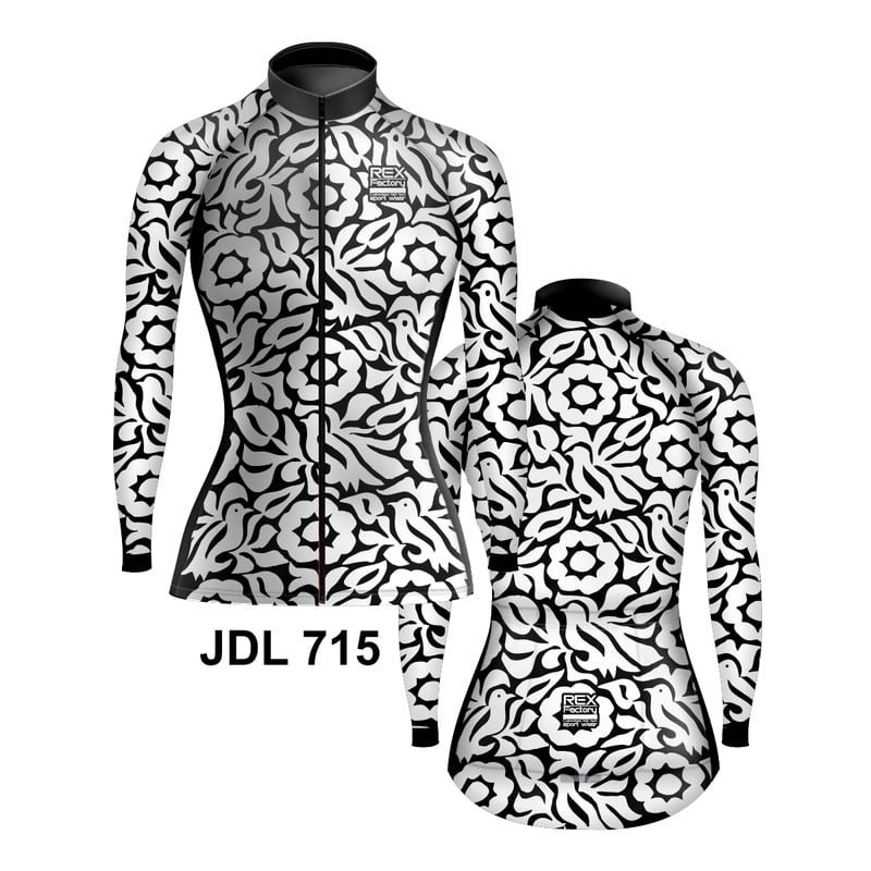 Jersey de Ciclismo Estandar Mujer Dama Manga Larga JDL715 - Image 3