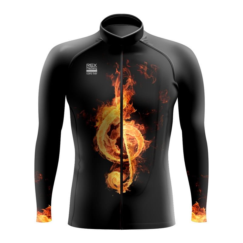 Jersey de Ciclismo Estandar Hombre Caballero Manga Larga JL687