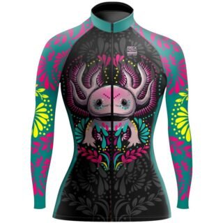 Jersey de Ciclismo Estandar Mujer Dama Manga Larga JDL724