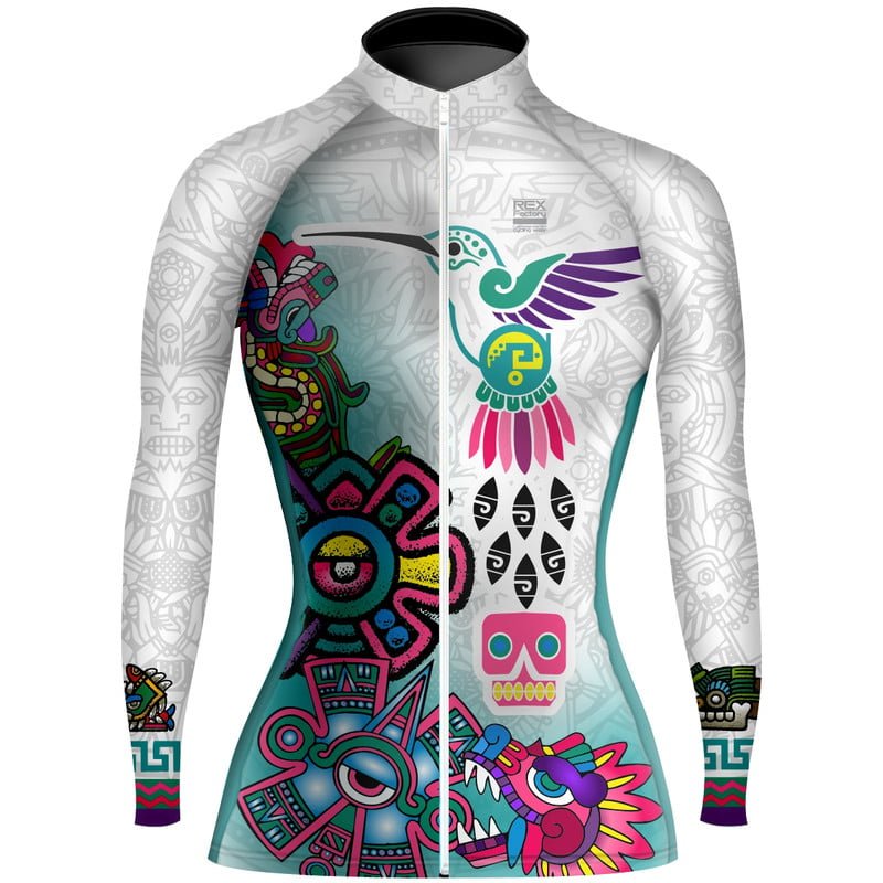 Jersey de Ciclismo Estandar Mujer Dama Manga Larga JDL733