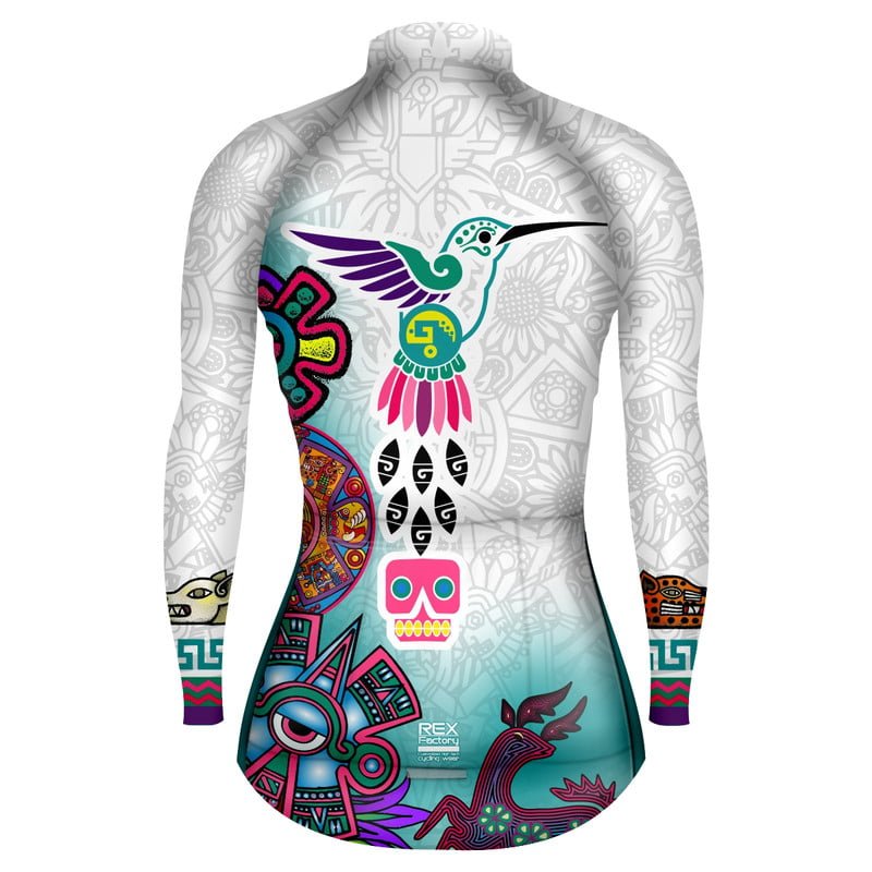 Jersey de Ciclismo Estandar Mujer Dama Manga Larga JDL733 - Image 2