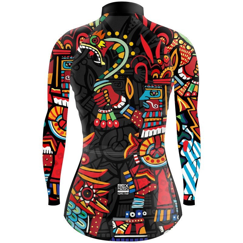 Jersey de Ciclismo Estandar Mujer Dama Manga Larga JDL734 - Image 2