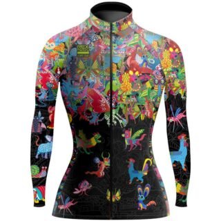 Jersey de Ciclismo Estandar Mujer Dama Manga Larga JDL742
