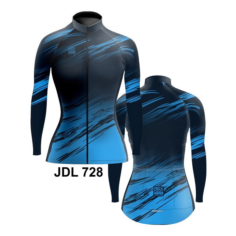 Jersey de Ciclismo Estandar Mujer Dama Manga Larga JDL728 - Image 3