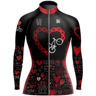 Jersey de Ciclismo Estandar Mujer Dama Manga Larga JDL738