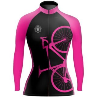Jersey de Ciclismo Estandar Mujer Dama Manga Larga JDL750