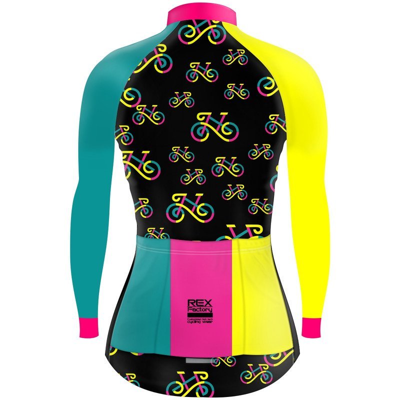 Jersey de Ciclismo Estandar Mujer Dama Manga Larga DAMA M JDL743 OUTLET 1 - Image 2