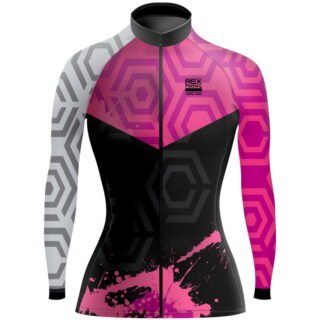 Jersey de Ciclismo Estandar Mujer Dama Manga Larga JDL651