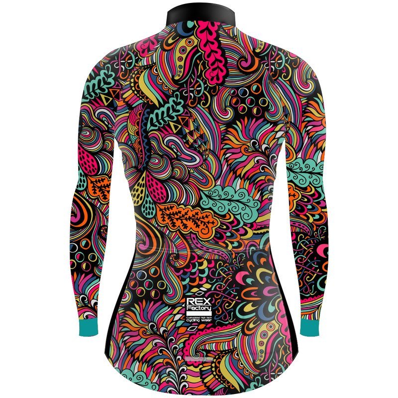 Jersey de Ciclismo Estandar Mujer Dama Manga Larga JDL599 - Image 2