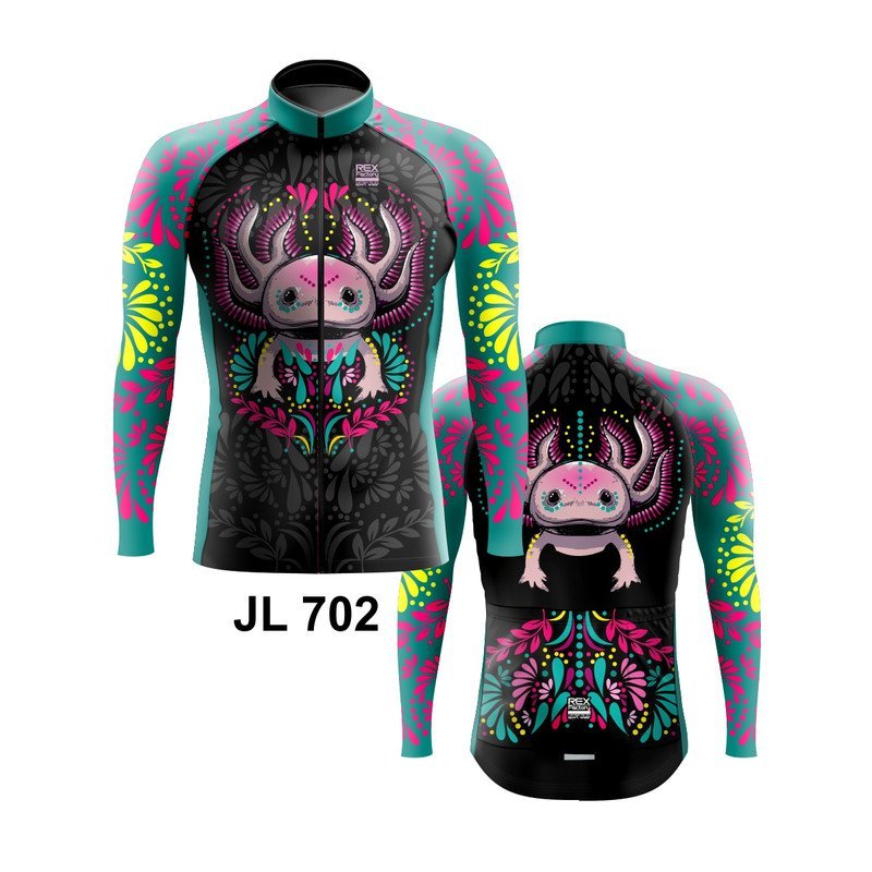 Jersey de Ciclismo Estandar Hombre Caballero Manga Larga JL702 - Image 3