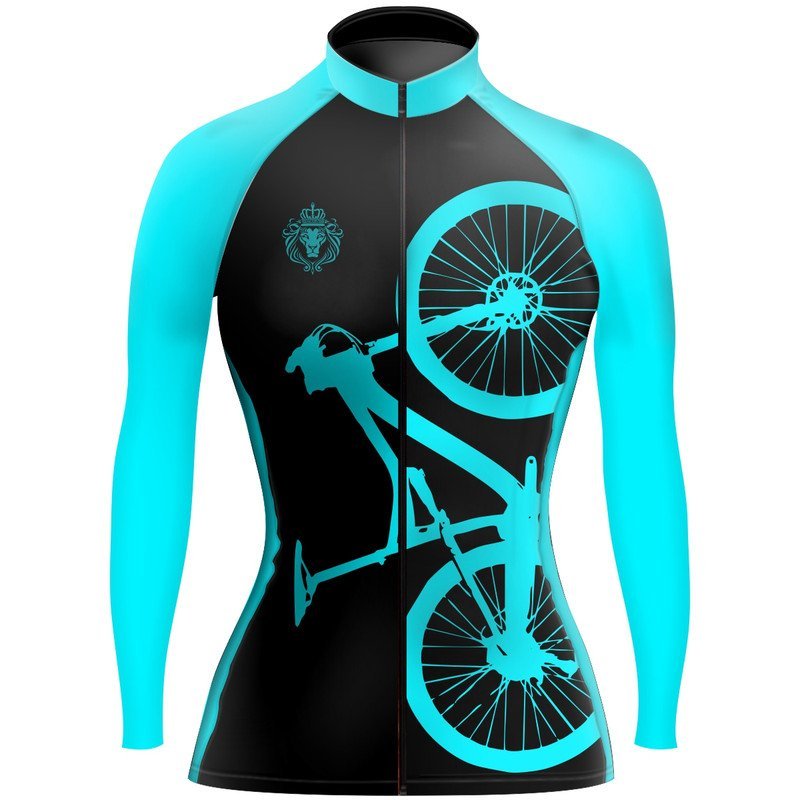 Jersey de Ciclismo Estandar Mujer Dama Manga Larga JDL761