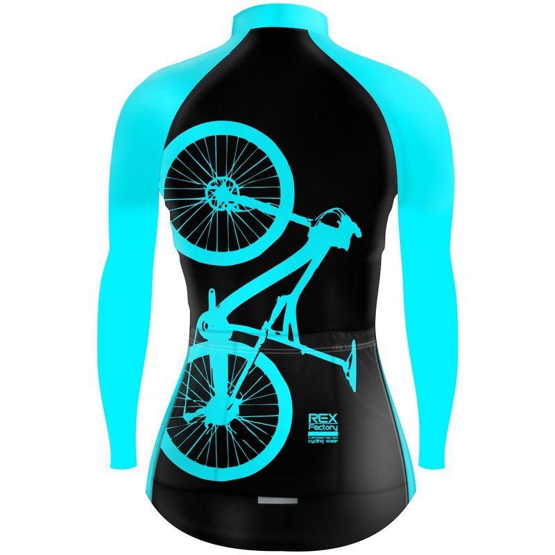 Jersey de Ciclismo Estandar Mujer Dama Manga Larga JDL761 - Image 2
