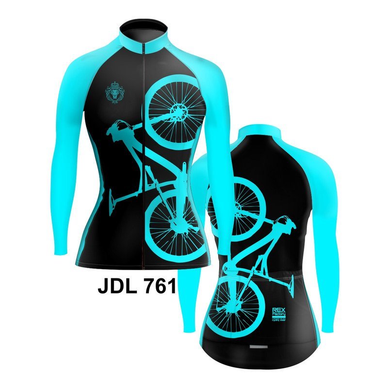 Jersey de Ciclismo Estandar Mujer Dama Manga Larga JDL761 - Image 3