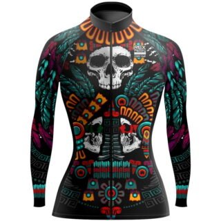 Jersey de Ciclismo Estandar Mujer Dama Manga Larga JDL756