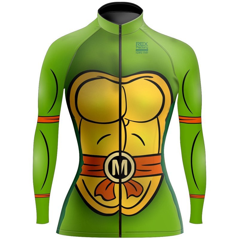 Jersey de Ciclismo Estandar Mujer Dama Manga Larga JDL757