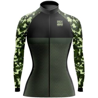 Jersey de Ciclismo Estandar Mujer Dama Manga Larga JDL763