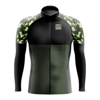 Jersey de Ciclismo Estandar Hombre Caballero Manga Larga JL712