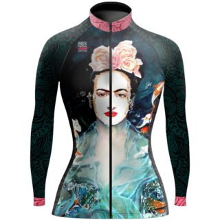 Jersey de Ciclismo Estandar Mujer Dama Manga Larga JDL754