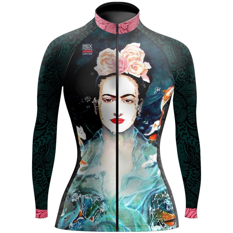 Jersey de Ciclismo Estandar Mujer Dama Manga Larga JDL754