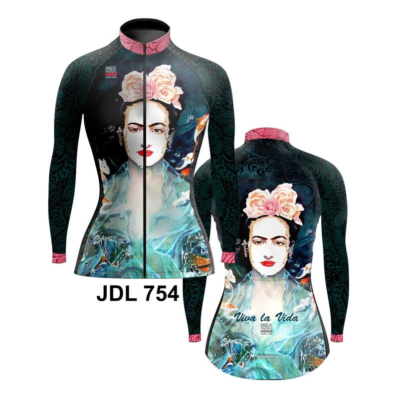 Jersey de Ciclismo Estandar Mujer Dama Manga Larga JDL754 - Image 3