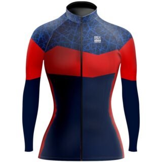 Jersey de Ciclismo Estandar Mujer Dama Manga Larga JDL767