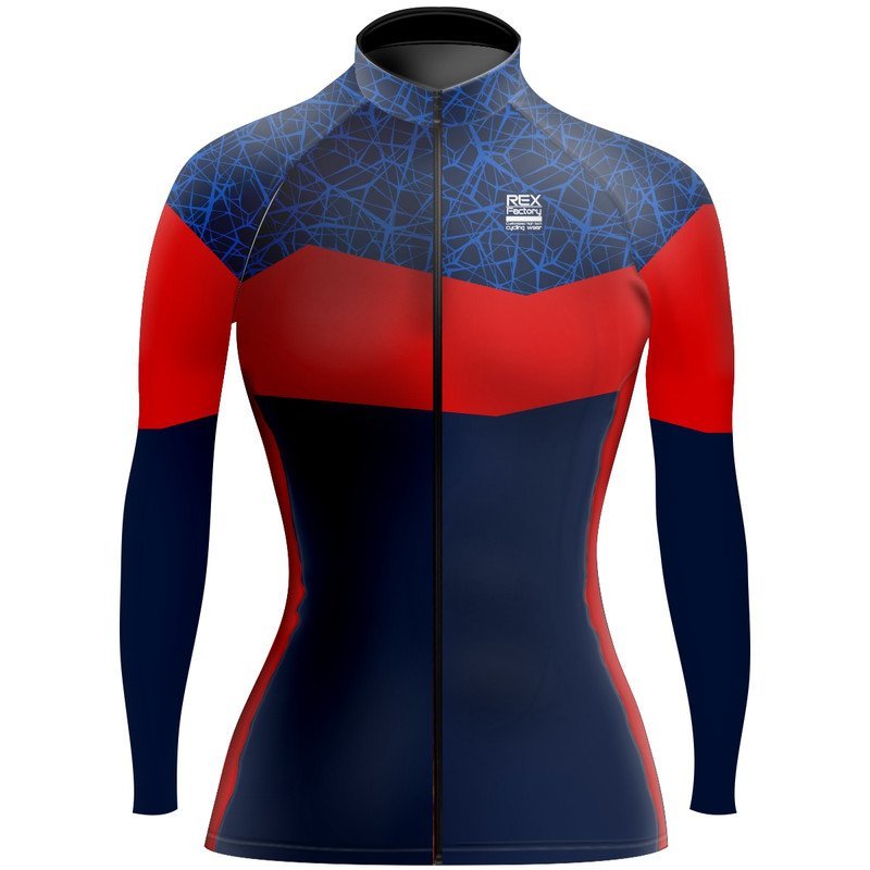 Jersey de Ciclismo Estandar Mujer Dama Manga Larga JDL767