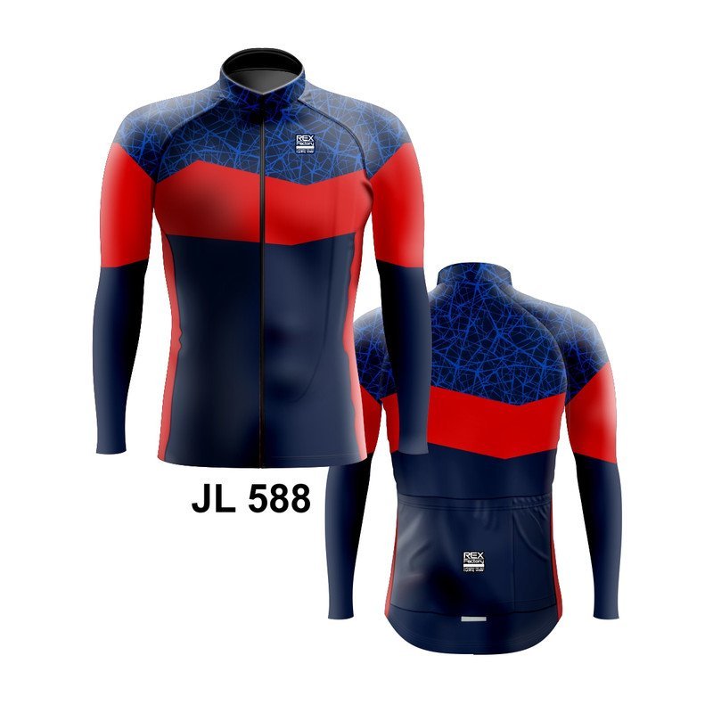 Jersey de Ciclismo Estandar Hombre Caballero Manga Larga JL588 - Image 3
