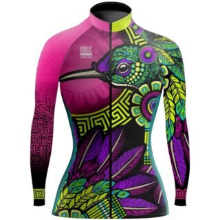Jersey de Ciclismo Estandar Mujer Dama Manga Larga JDL748